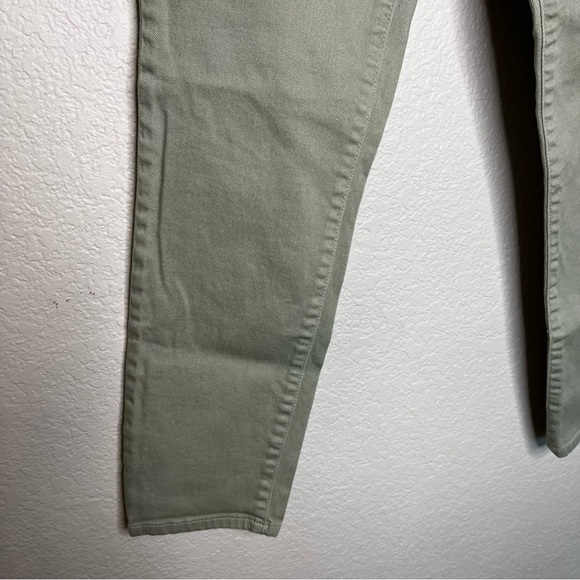 Tory Burch Alexa Cropped Skinny Jeans in Green Size 26 - Picture 4 of 16